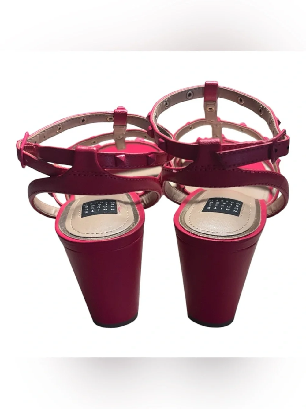 WHITE HOUSE BLACK MARKET Pink Heels-SIZE 7.5